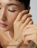 Sunbeam Gemstone Cluster Ring Amore Forma