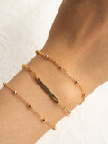 Personalized Golden Signature Bracelet Amore Forma