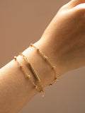 Personalized Golden Signature Bracelet Amore Forma