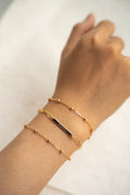 Personalized Golden Signature Bracelet Amore Forma