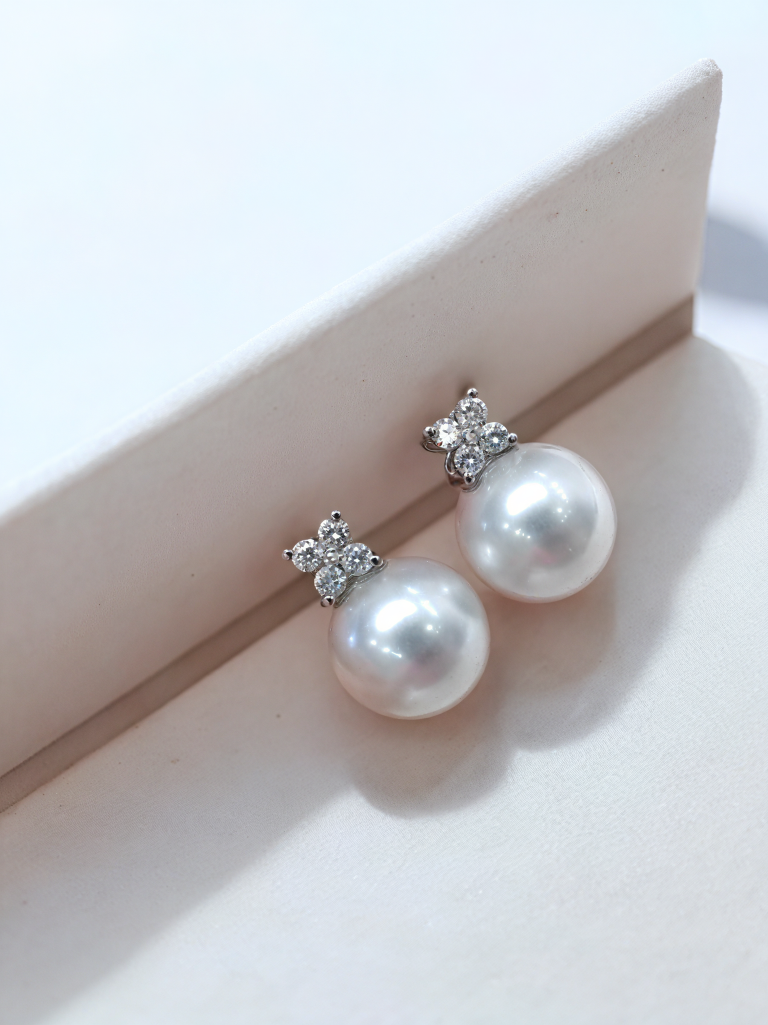 Celestial Glow Saltwater Akoya Pearl Earrings