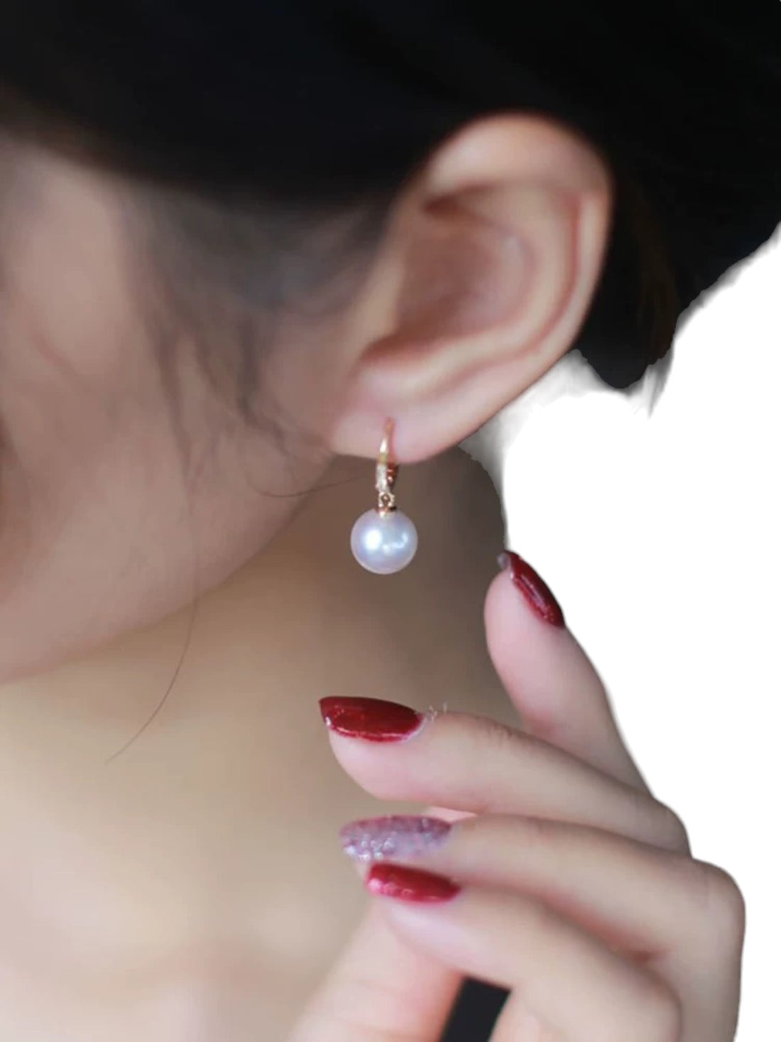 Luxe Glint Saltwater Akoya Pearl Earrings