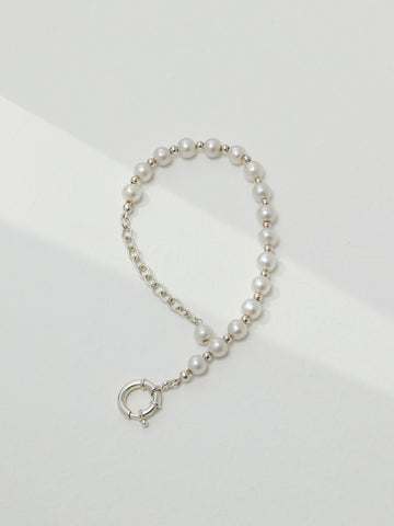 Serene Pearl Whirl Bracelet Amore Forma