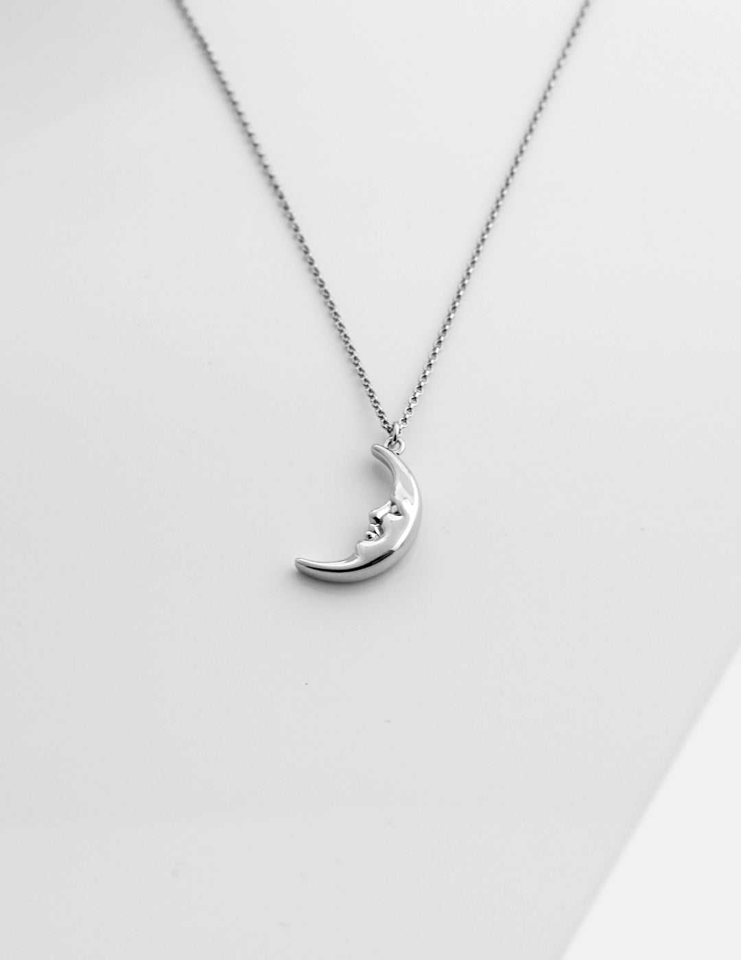 Crescent Moonlight Pendant Necklace Amore Forma