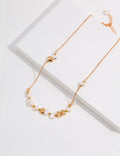 Gleaming Pearl Cascade Necklace Amore Forma