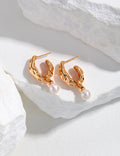 Pearl Essence Hoop Earrings Amore Forma