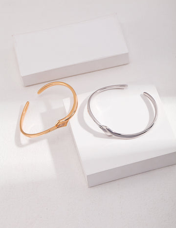 Minimalist Touch Adjustable Bangle