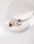 Tiger's Eye Embrace Ring Amore Forma