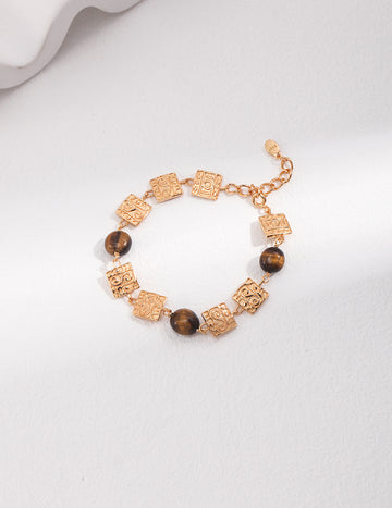 Tiger's Eye Cultural Enigma Bracelet Amore Forma