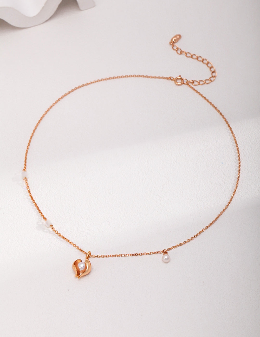 Lustrous Whisper Pearl Necklace