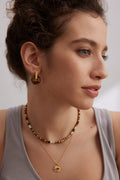 Tiger's Eye Loop Earrings Amore Forma