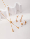 Sculptural Elegance Drop Earrings Amore Forma