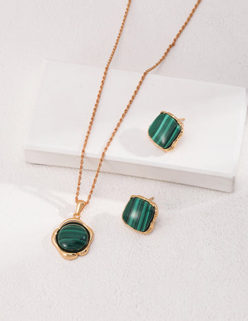 Majestic Malachite Pendant Amore Forma