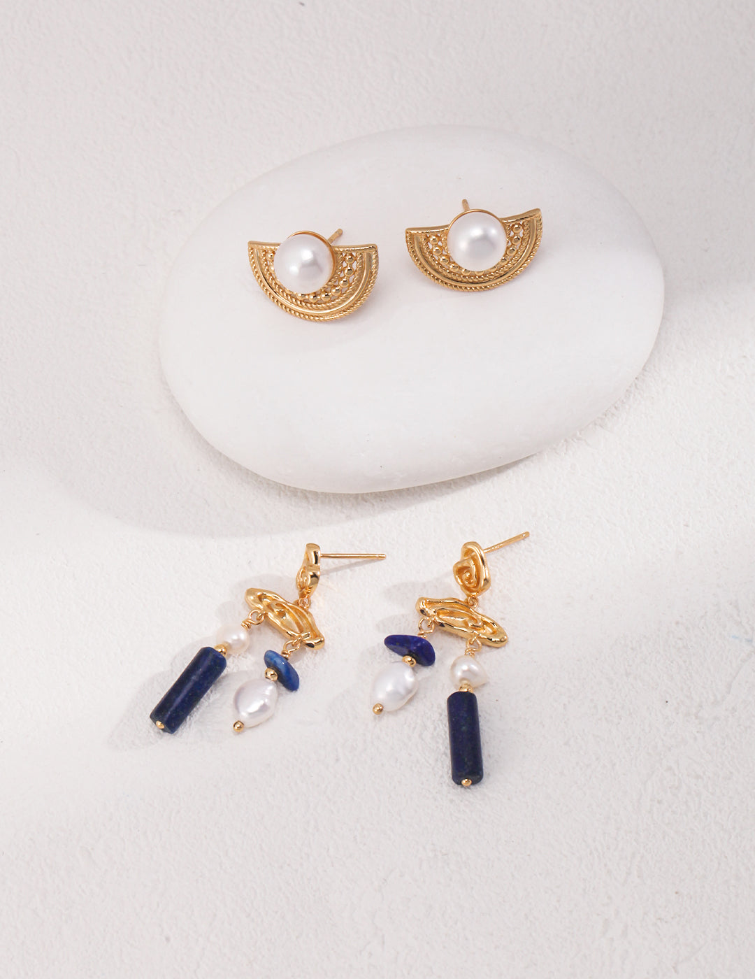 Celestial Lapis Earrings Amore Forma