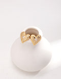 Luminous Heart Stud Earrings Amore Forma