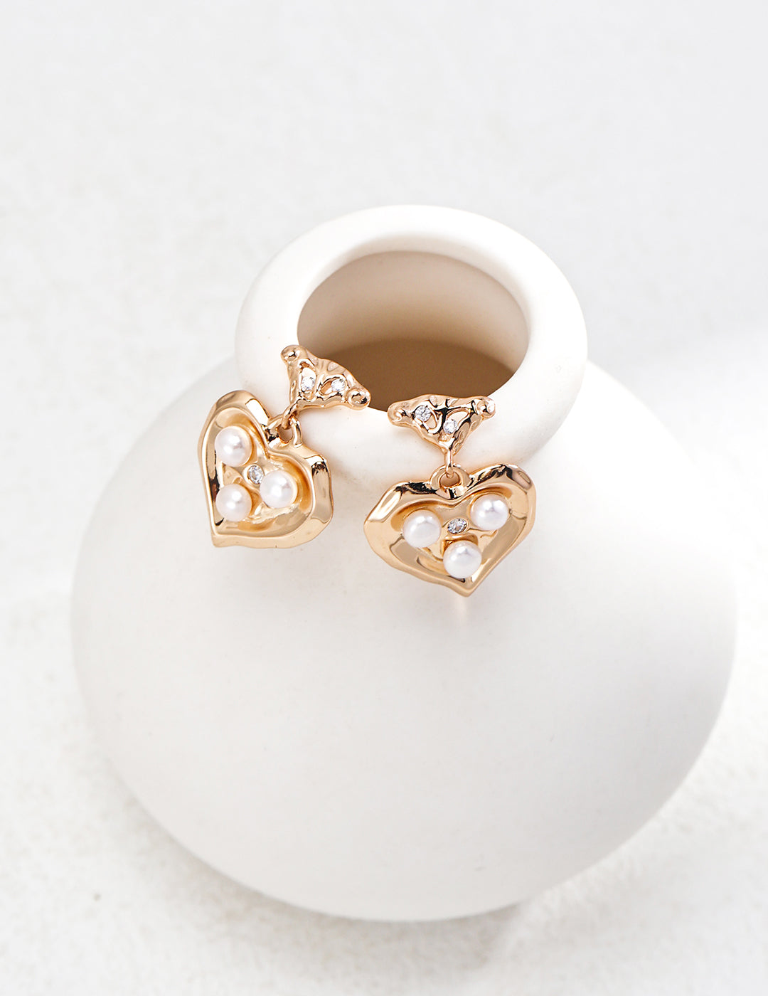 Royal Flush Heart Earrings Amore Forma