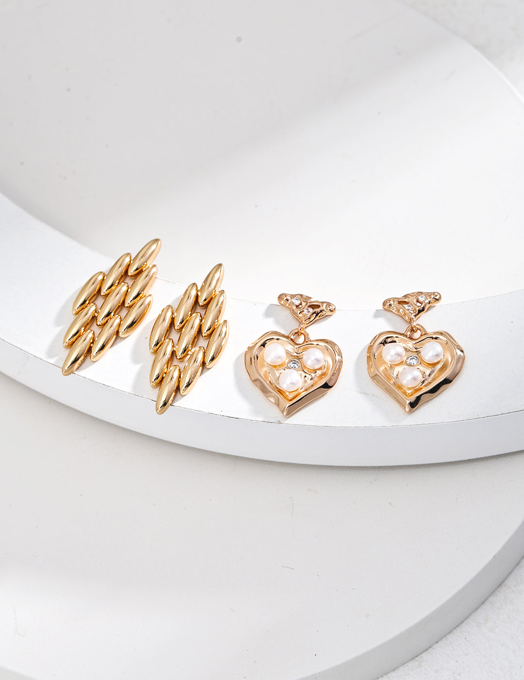 Royal Flush Heart Earrings Amore Forma