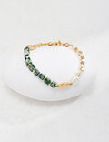 Malachite & Pearl Elegance Bracelet Amore Forma