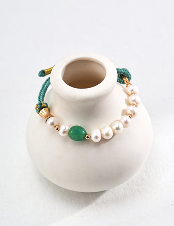 Eastern Jade Pearl Bracelet