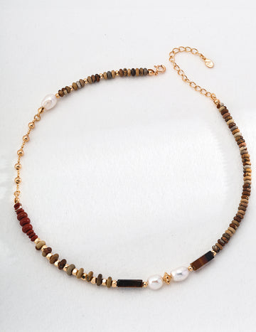 Eastern Tiger Eye Stone Necklace