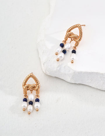 Lapis Lazuli Celestial Azure Earring