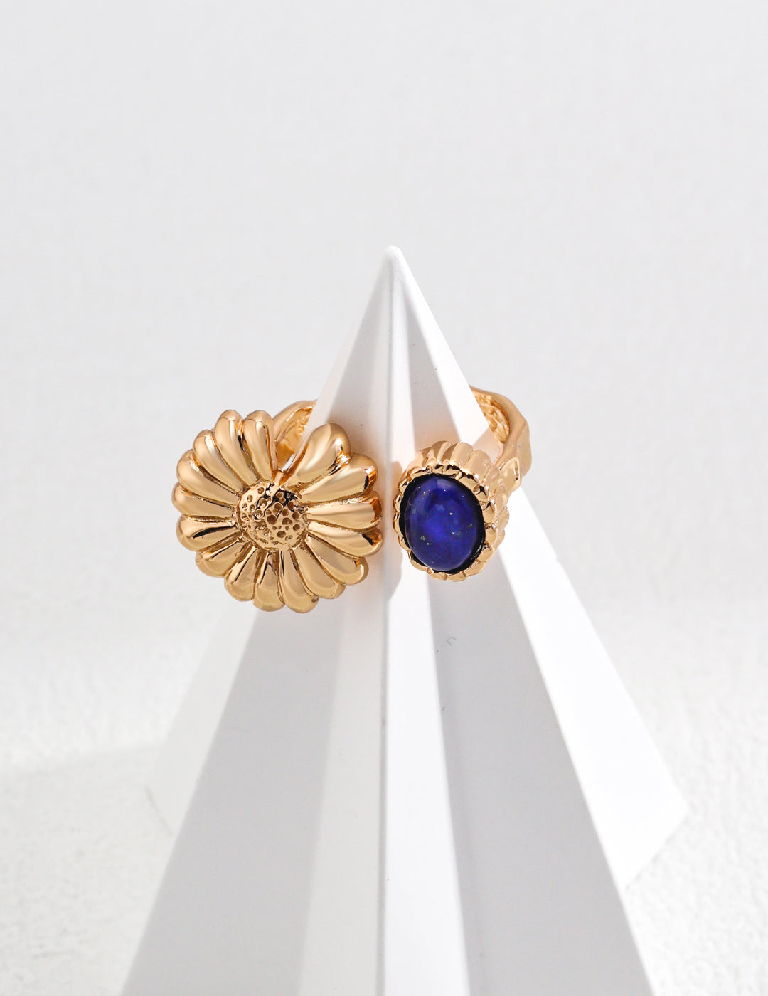 Anillo vintage de lapislázuli celestial
