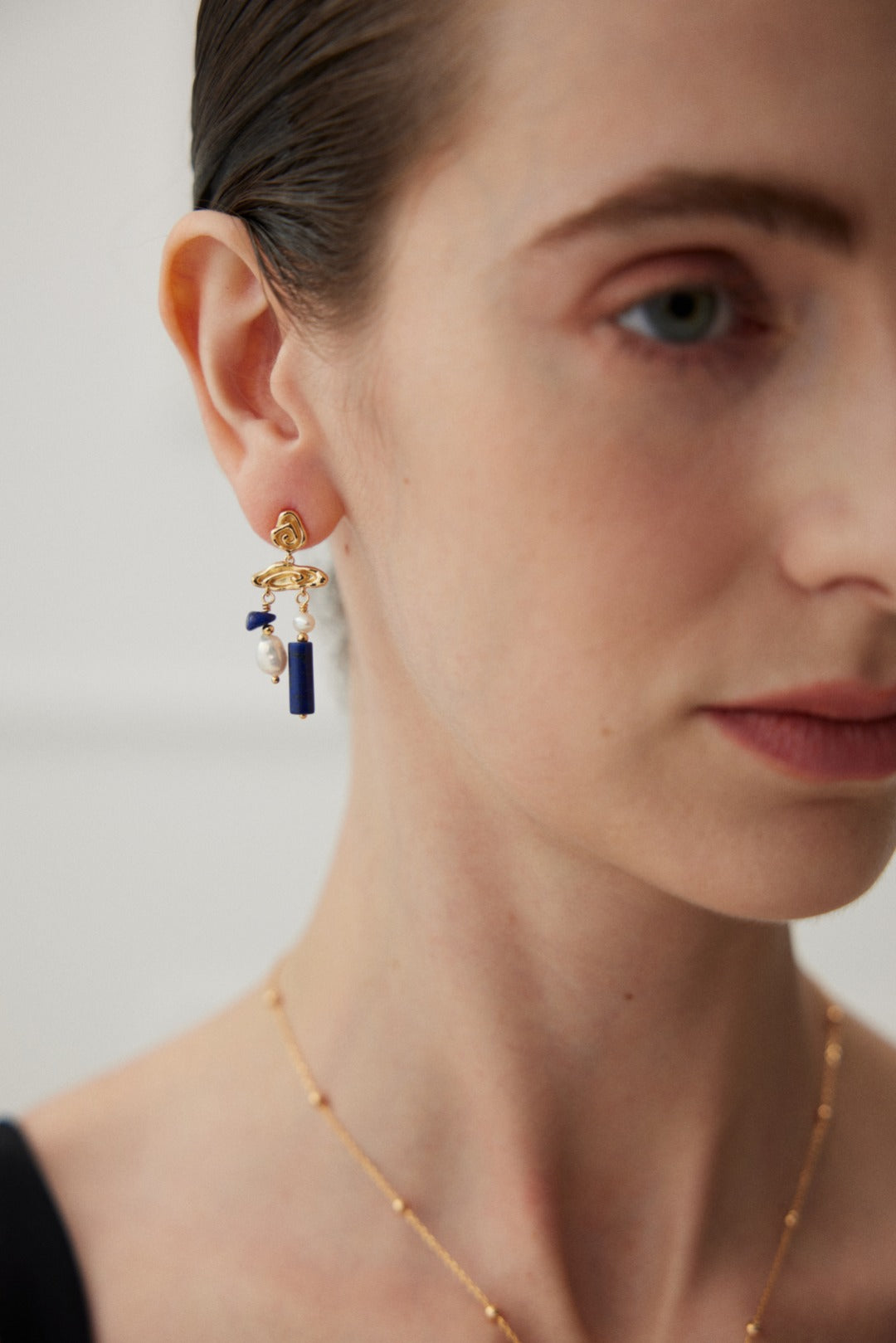 Celestial Lapis Earrings Amore Forma